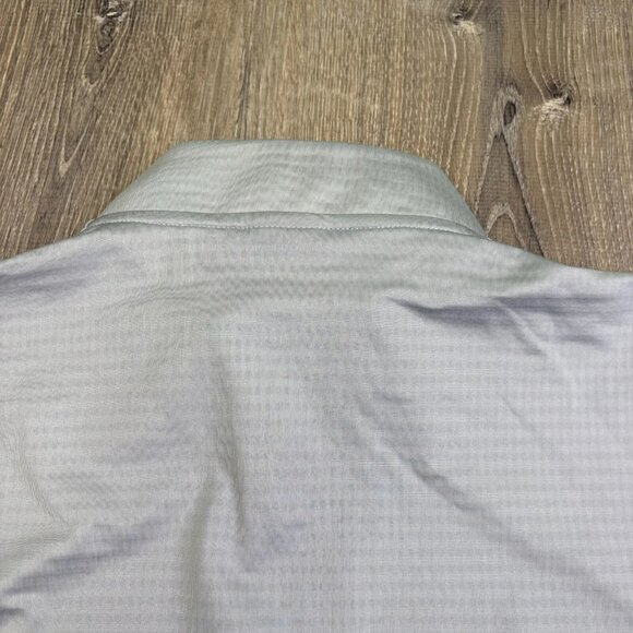 Nike Dri-FIT Mens Light Gray 1/2-Zip Pullover Mock Neck Comfy Sweatshirt Size L - Picture 6 of 11